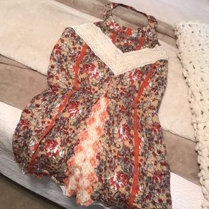 Open back romper